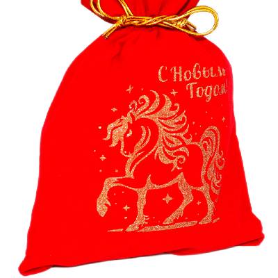 Сладкий подарок на Новый Год в мешочке весом 1000 грамм